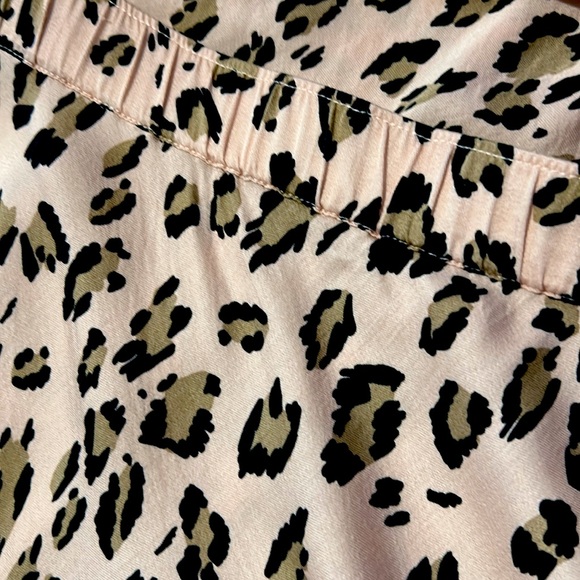 Philosophy Pink Leopard Maxi Skirt Women's Large - Picture 3 of 4